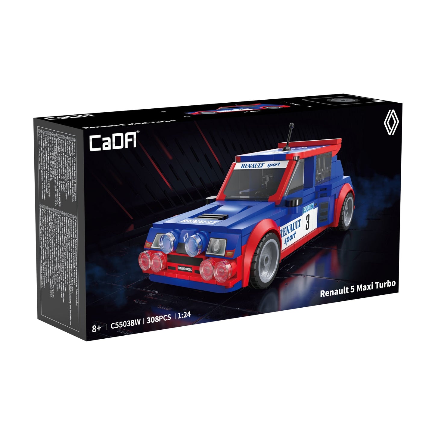 CaDA 1:24 Renault Series C55037W C55038W