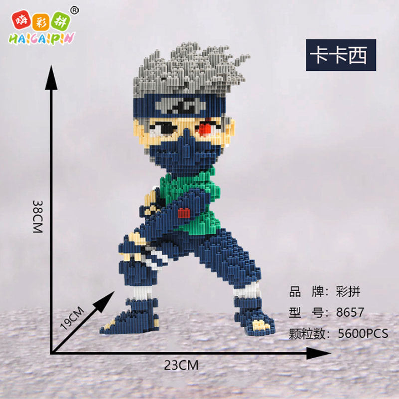 【Clearance Stock】Balody 16093/16094 Hatake Kakashi UZUMAKI NARUTO Cartoon Model Sets Building Blocks 1670pcs/1570pcs Toys (no tax)