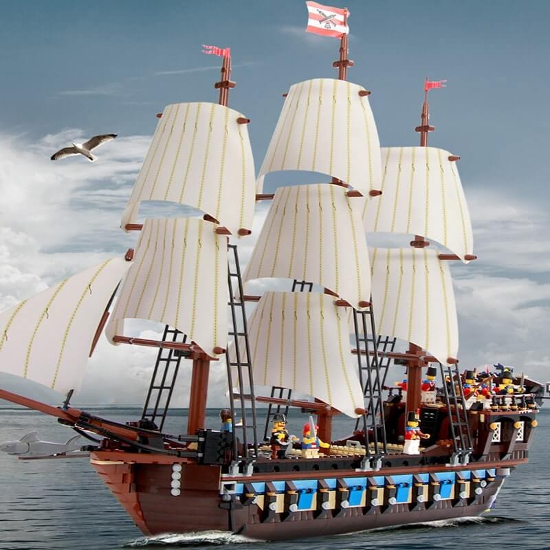 SY 1201 KING 83038 Pirates of the Caribbean Imperial Flagship Compatible LEGO 10210