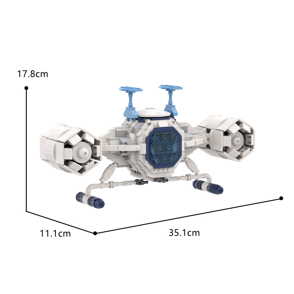 MOC Futuremen Cosmoliner from Captain Future building blocks space bricks set