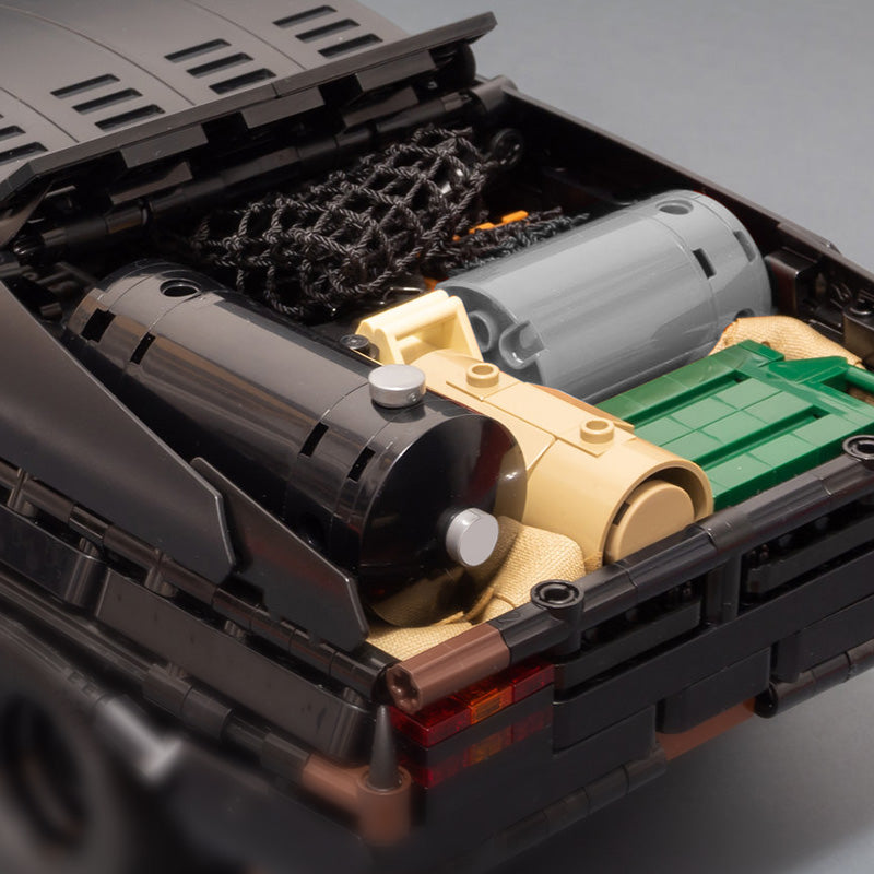 MOC-35846 Black Interceptor with power function building blocks series bricks set