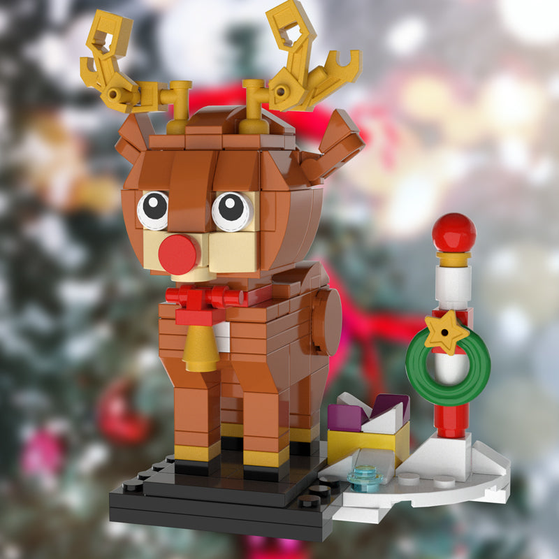 MOC Christmas Building Sets contain Christmas Reindeer, Nutcrackers, Mr. &amp; Mrs. Claus, Santa Claus