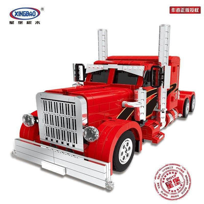 XINGBAO XB-03012 Red Monster Heavy Truck Head Peterbilt Peterbilt 379