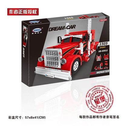 XINGBAO XB-03012 Red Monster Heavy Truck Head Peterbilt Peterbilt 379