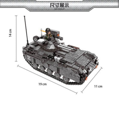XINGBAO XB-06018 Crossing the battlefield: tracked armored fighting vehicle