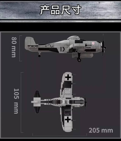 12GO 66066 German FW190 fighter