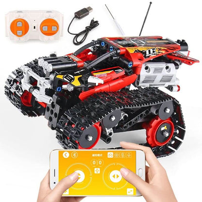MOULDKING 13036 Mini Tank RC Track Stunt Car Red