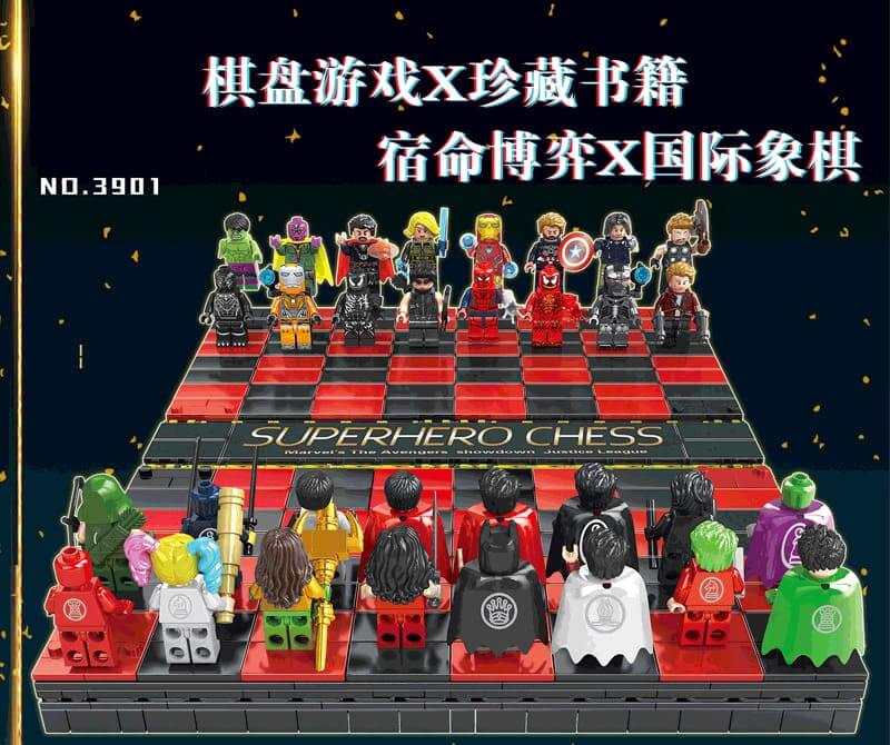 AIPIN 3901 Avengers Super Hero Book Collection Chess