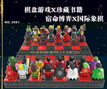 AIPIN 3901 Avengers Super Hero Book Collection Chess
