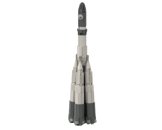 MOC-104017 rocket family Vostok building blocks series bricks set