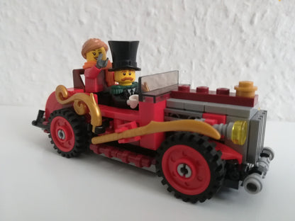 MOC-84431 Little Winter Town Hall Christmas building blocks set with compatible bricks