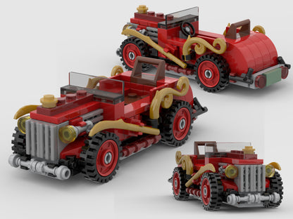 MOC-84431 Little Winter Town Hall Christmas building blocks set with compatible bricks