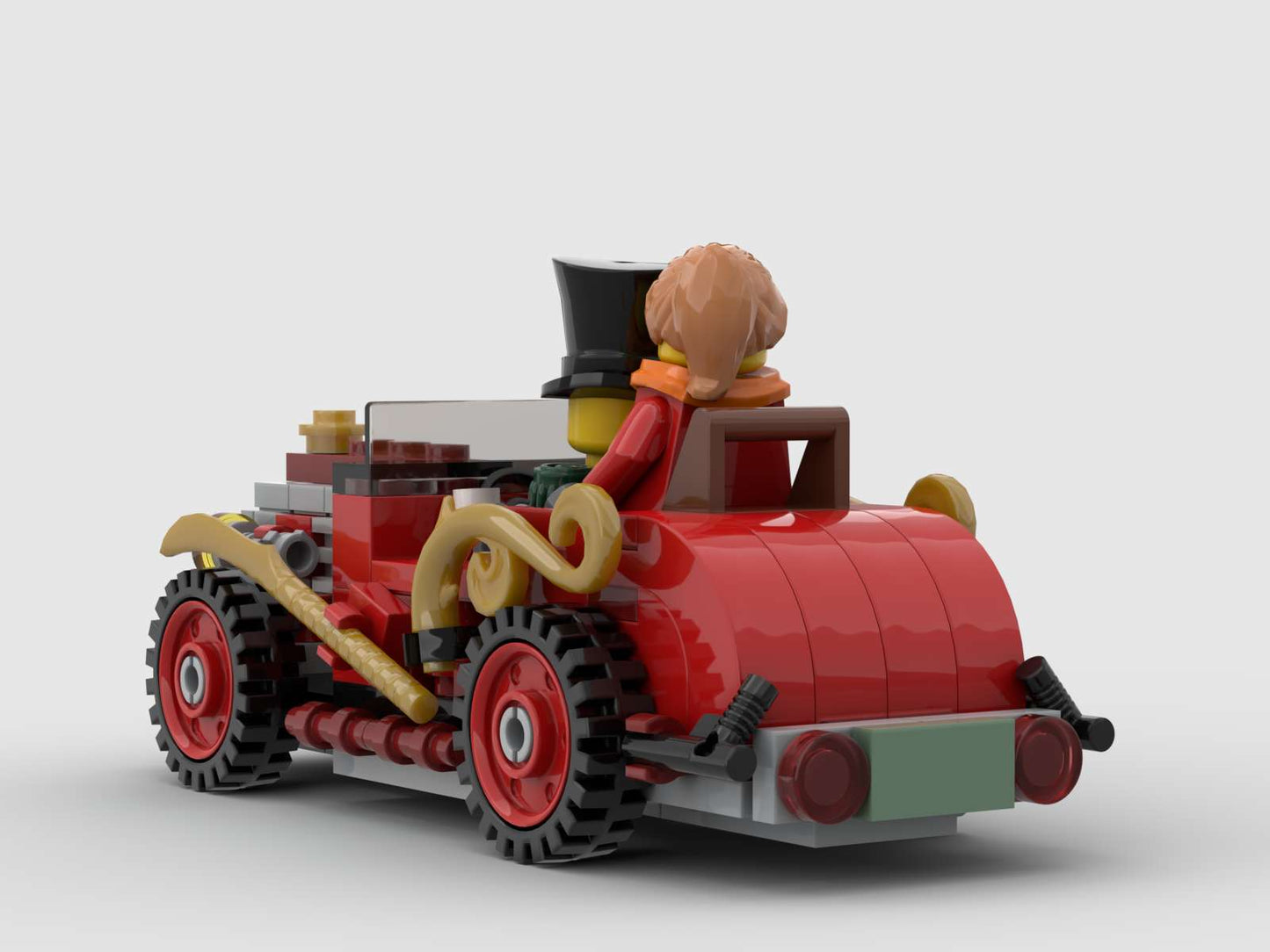 MOC-84431 Little Winter Town Hall Christmas building blocks set with compatible bricks