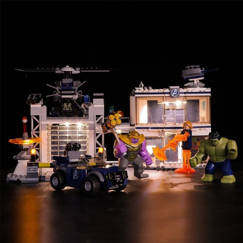 LEGO 76131 Led Light Avengers Compound Battle Brick kits Basic Version