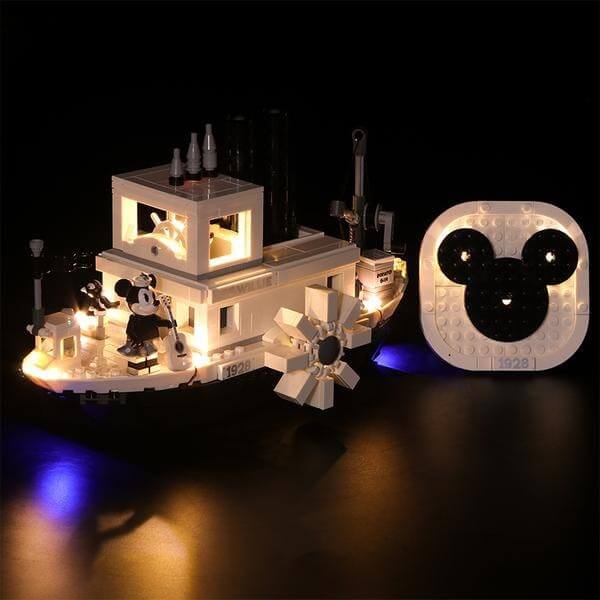 LEGO 21317 Led Light Steamboat Willie Brick kits