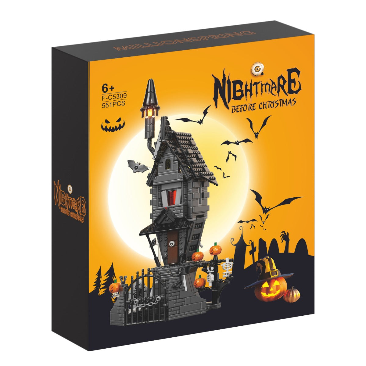MOC-18780 Jack Skellington's House - Nightmare Before Christmas