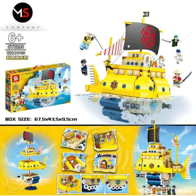 SEMBO SY 6295 One Piece The Pirate Ship of Polar Diving