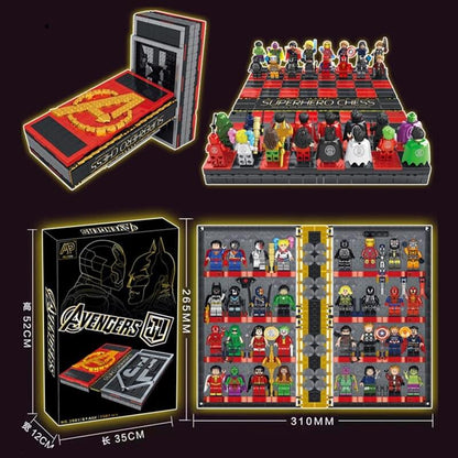 AIPIN 3901 Avengers Super Hero Book Collection Chess