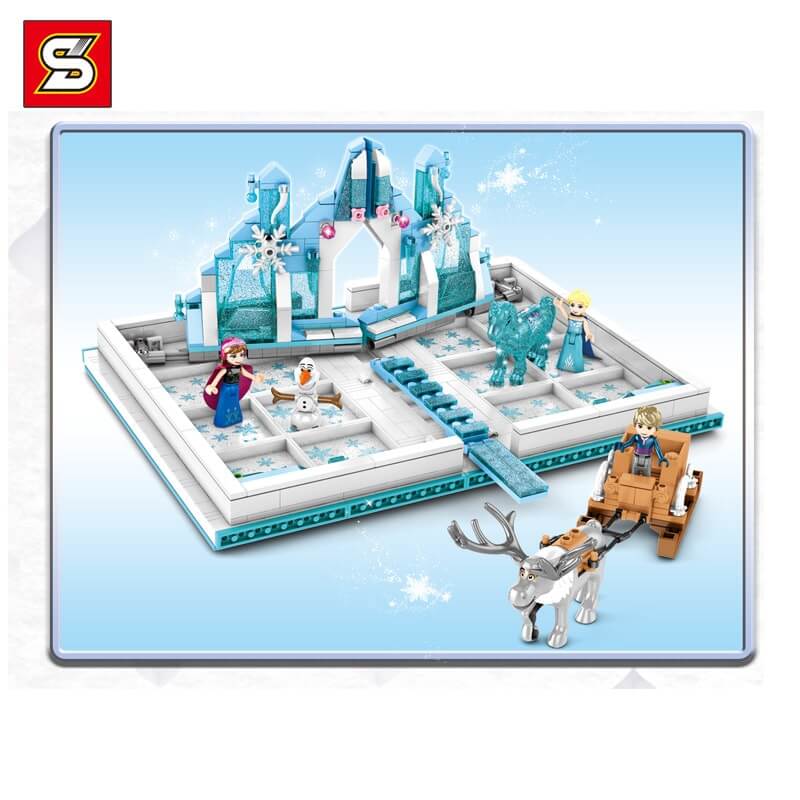 SY 6579 Frozen Elsa Anna Castle Book