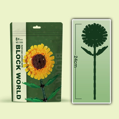 1303 Moc A Sunflower Buildinng Blocks With 98pcs Bricks Toys Gift from China