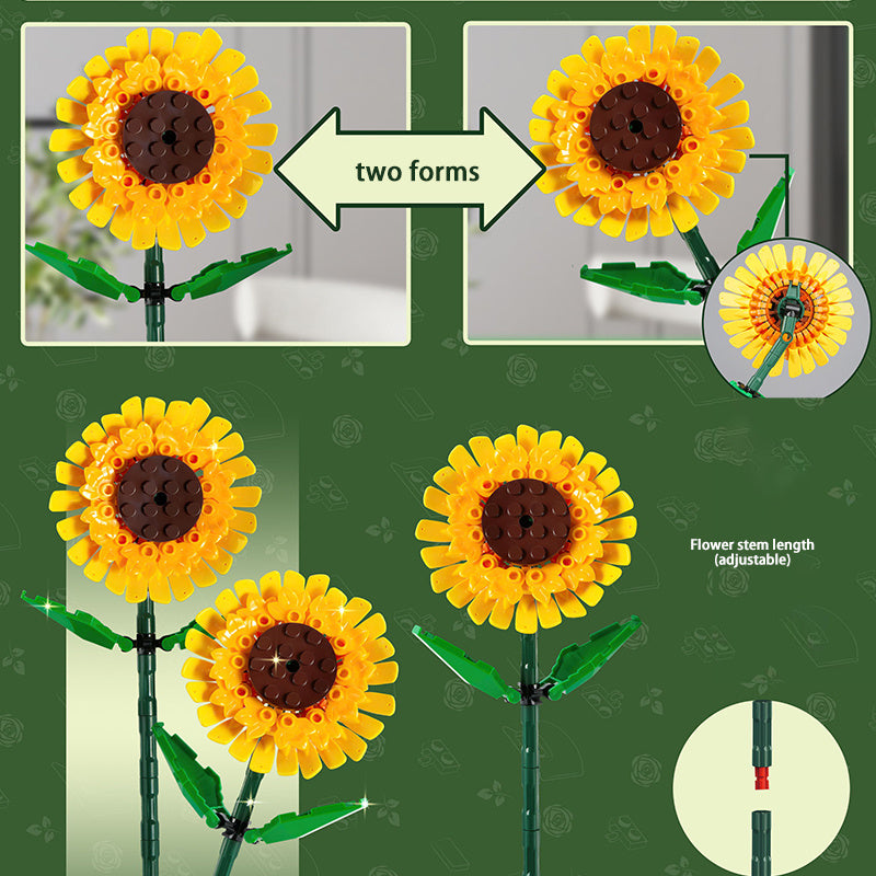1303 Moc A Sunflower Buildinng Blocks With 98pcs Bricks Toys Gift from China