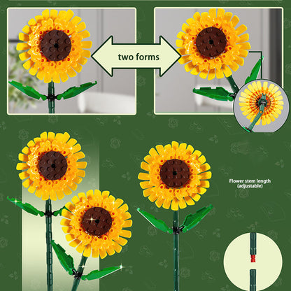1303 Moc A Sunflower Buildinng Blocks With 98pcs Bricks Toys Gift from China