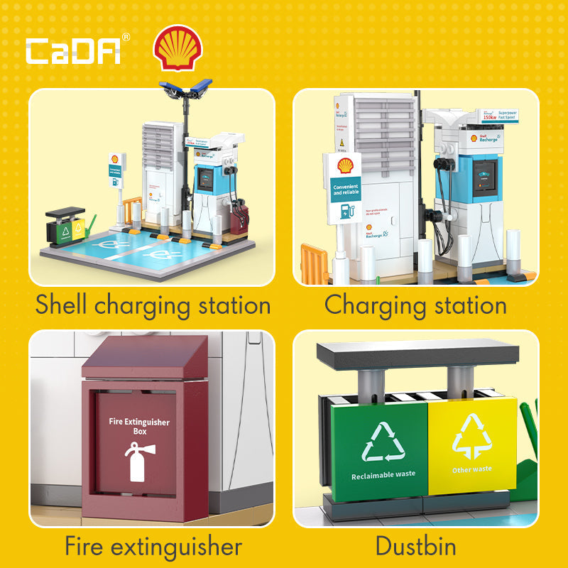 CaDA Shell Charging Station C66029W