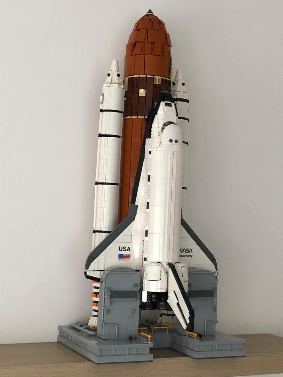 MOC-76210+MOC-76240+MOC-102642 NASA Space Shuttle Discovery (10283) - External Fuel Tank &amp; SRB Addon building blocks space series bricks set