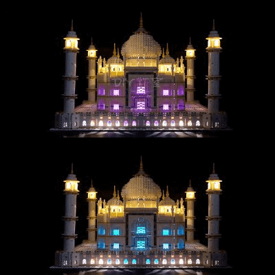 LEGO 10256 Led Light The Taj Mahal Building Brick kits