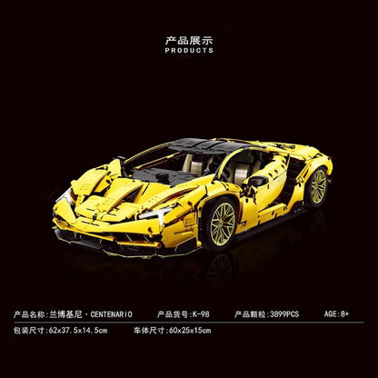 18K K98Y Lamborghini Centenario 1:8 Super Car