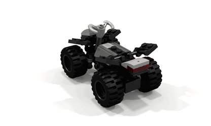MOC 34613 Tesla Cybertruck And Tesla Cyberquad Bike 1:21 50004