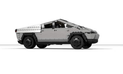 MOC 34613 Tesla Cybertruck And Tesla Cyberquad Bike 1:21 50004