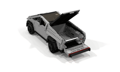 MOC 34613 Tesla Cybertruck And Tesla Cyberquad Bike 1:21 50004