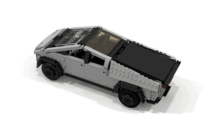 MOC 34613 Tesla Cybertruck And Tesla Cyberquad Bike 1:21 50004