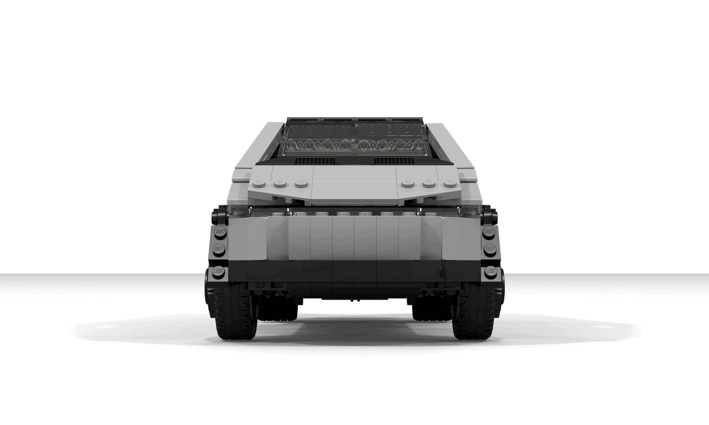 MOC 34613 Tesla Cybertruck And Tesla Cyberquad Bike 1:21 50004