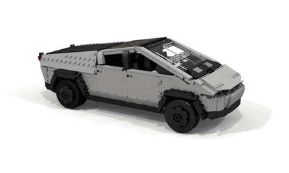 MOC 34613 Tesla Cybertruck And Tesla Cyberquad Bike 1:21 50004