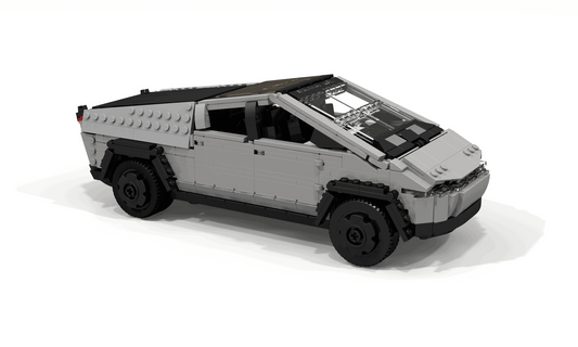 MOC 34613 Tesla Cybertruck And Tesla Cyberquad Bike 1:21 50004