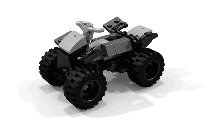MOC 34613 Tesla Cybertruck And Tesla Cyberquad Bike 1:21 50004