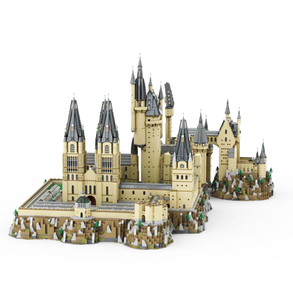MOC-30884 Harry Potter Hogwart's Castle (71043) Epic Extension Part A and Part B