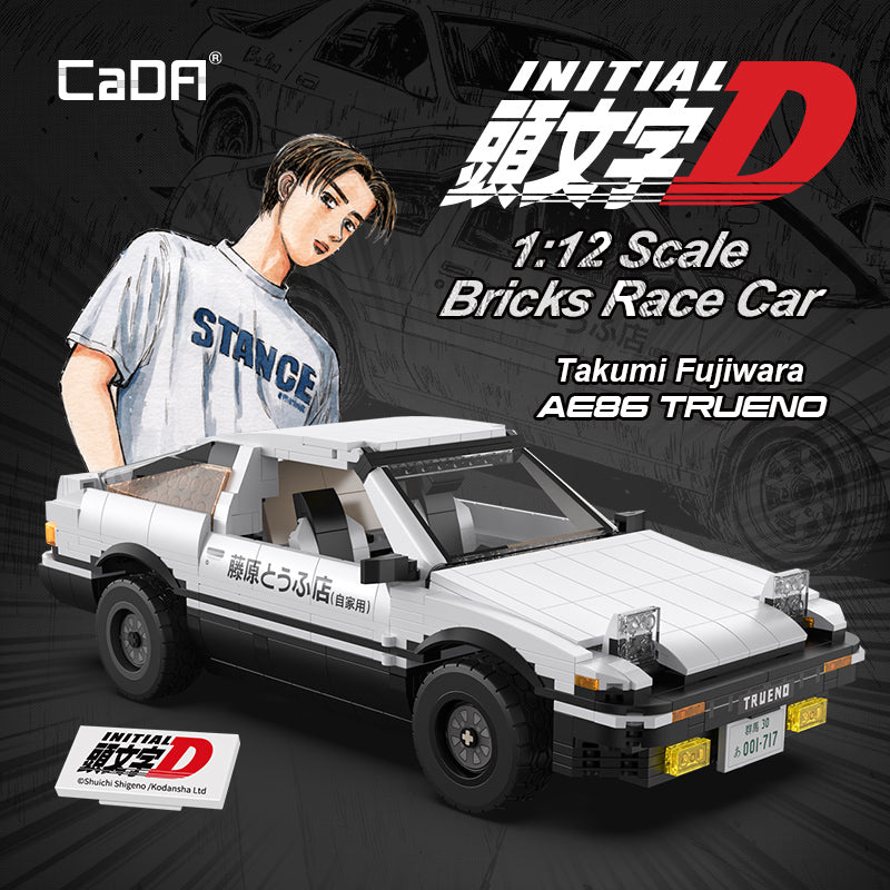 CaDA Initial D 1:12 Toyota Trueno AE86 C61024W
