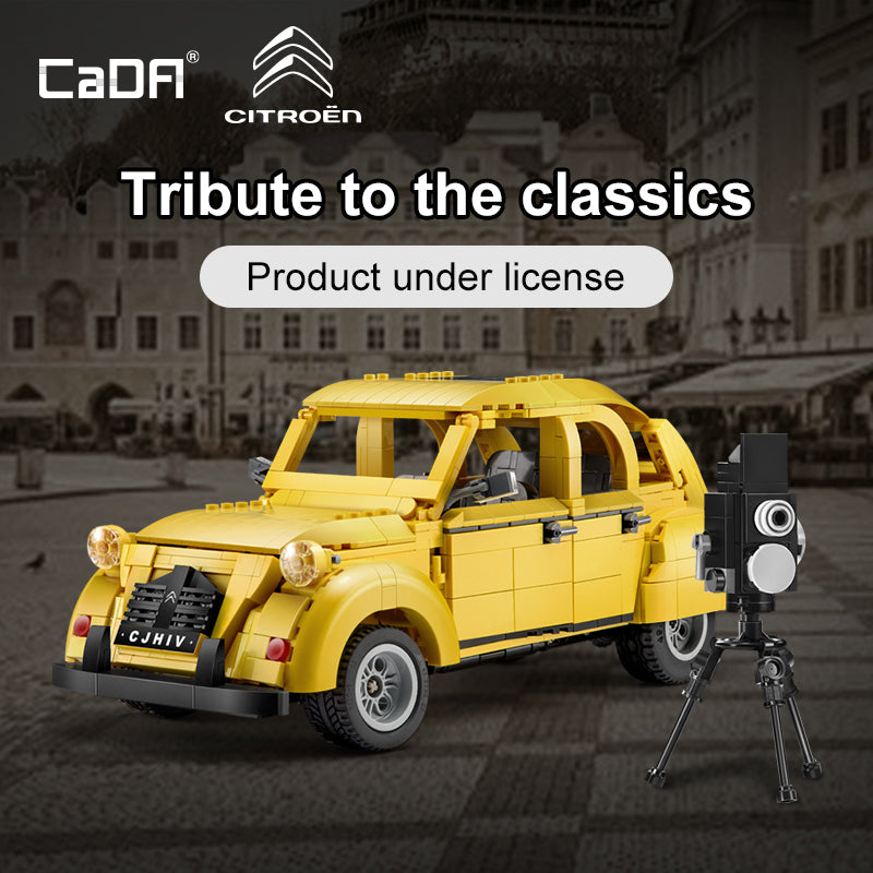 CaDA bricks 1:12 Citroen 2CV | C61026W