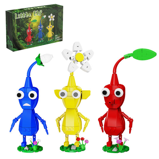 MOC Pikmin 3 in 1 game figure