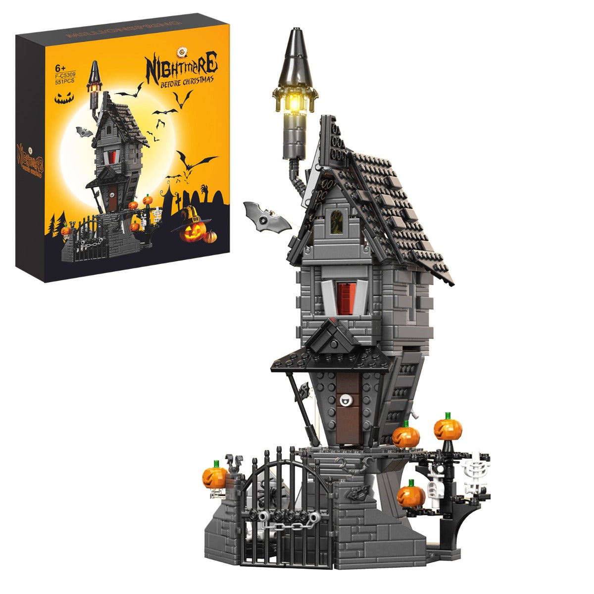MOC-18780 Jack Skellington's House - Nightmare Before Christmas