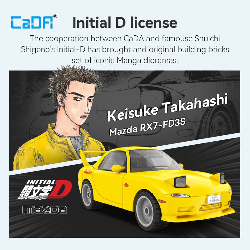 CaDA Initial D 1:35 Series C55016W-C55018W
