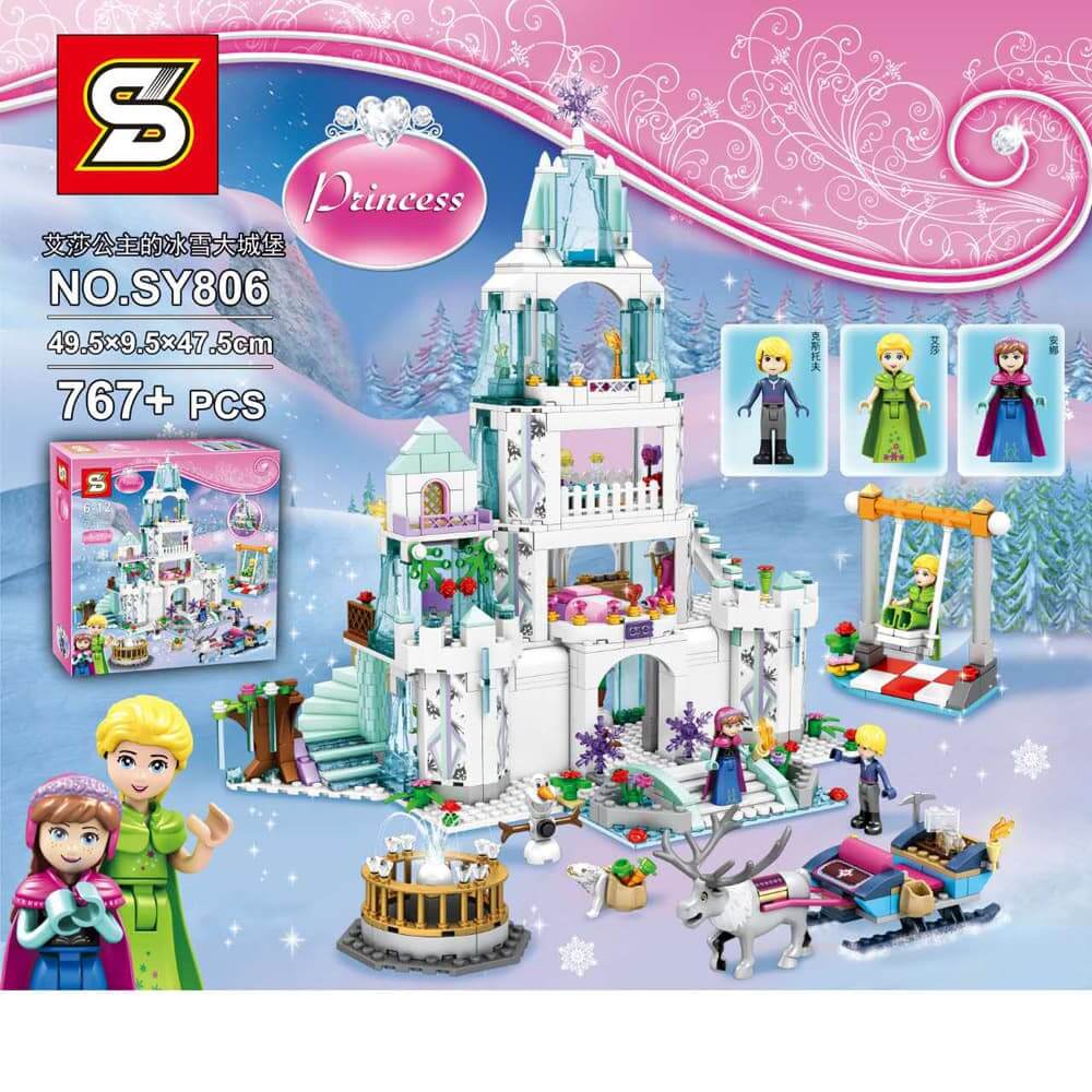 SY 806 Elsa?s Sparkling Ice Castle Girl