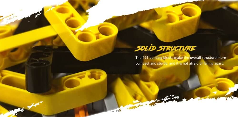 CADA C51058W Excavator Big Crane Mixer Truck Remote Control