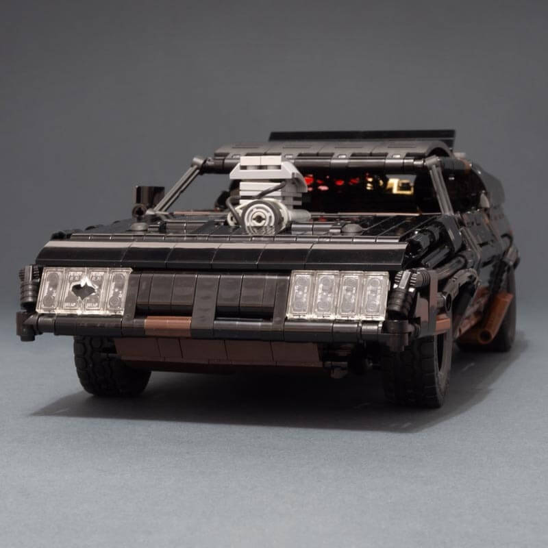 MOC-35846 Black Interceptor Mad Max Movie Super Car by NikolayFX