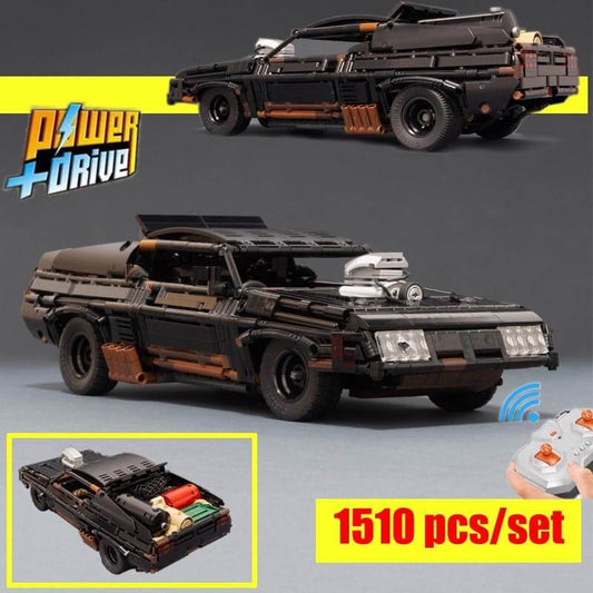 MOC-35846 Black Interceptor Mad Max Movie Super Car by NikolayFX
