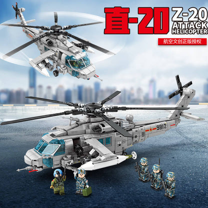 SEMBO 202125 Z-20 Attack Helicopter