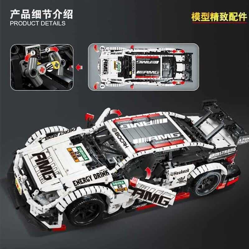 QIZHILE 23012 Mercedes-Benz AMG C63 DTM White 1:10